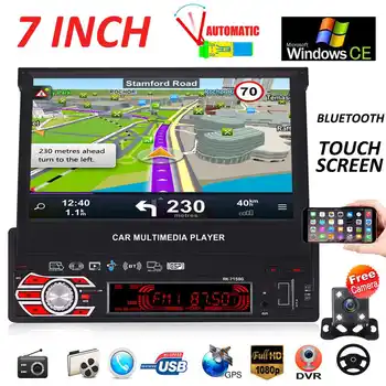 

7 inch Car Stereo MP5 Player Navi RDS AM FM Radio MP5/MP3 Player Black Car Electronics bluetooth Windows CE