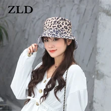 ZLD рыбацкий Леопардовый берет для женщин раковина для мытья воды Кепка с покрывалом женские всесезонные универсальные уличные солнцезащитные козырьки шапочки