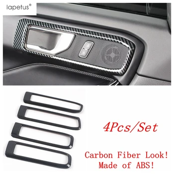 

Inner Door Handle Grab Panel Frame Cover Trim Fit For Ford Explorer 2020 2021 Carbon Fiber Interior Refit Kit ABS Accessories