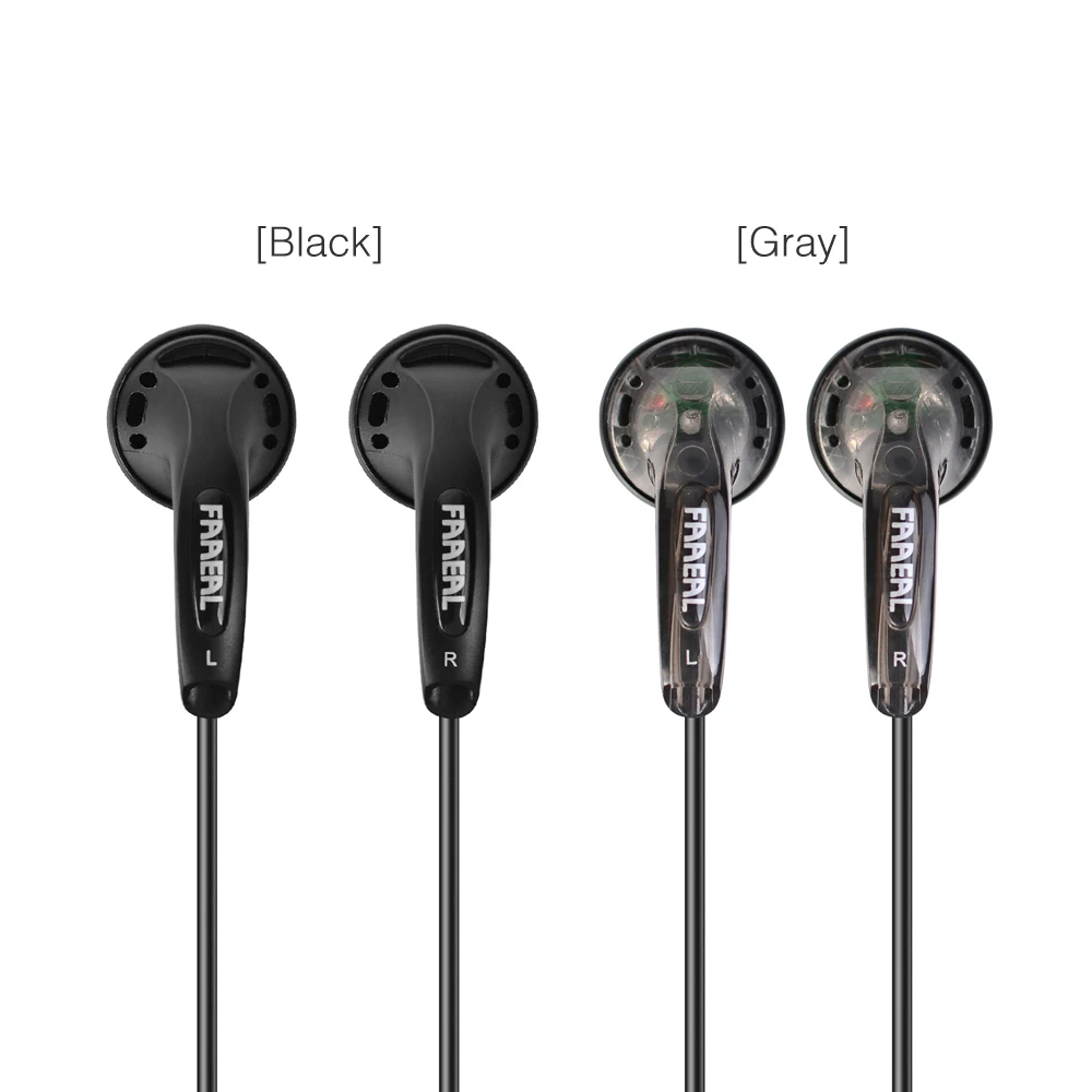 FAAEAL Iris Ancestor 32 ohm In Ear Flat Head Earbuds HiFi Super Bass Earphone 3.5mm Wired Headphones For Xiaomi Smartphones PC