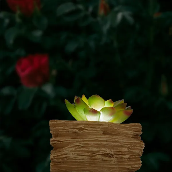 Солнечный Цветочный горшок мясистая форма солнечный светильник s Рождественский Креативный светодиодный праздничный растения настольная лампа украшения ночной Светильник