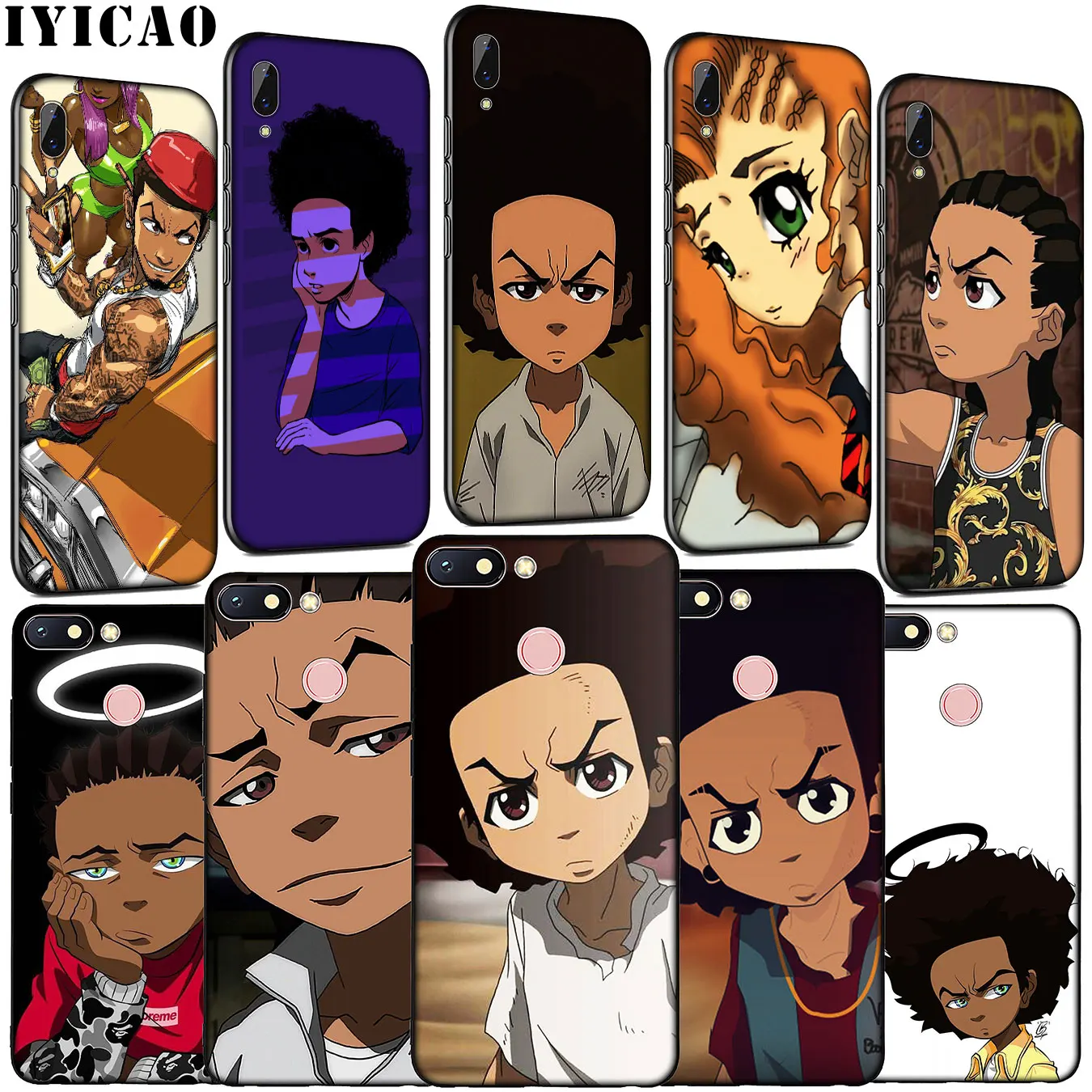 Мягкий силиконовый чехол для телефона IYICAO Huey Freeman Boondocks Xiaomi Redmi Note 8 8T 8A 7 7A 6 6A 5 5A K30 K20