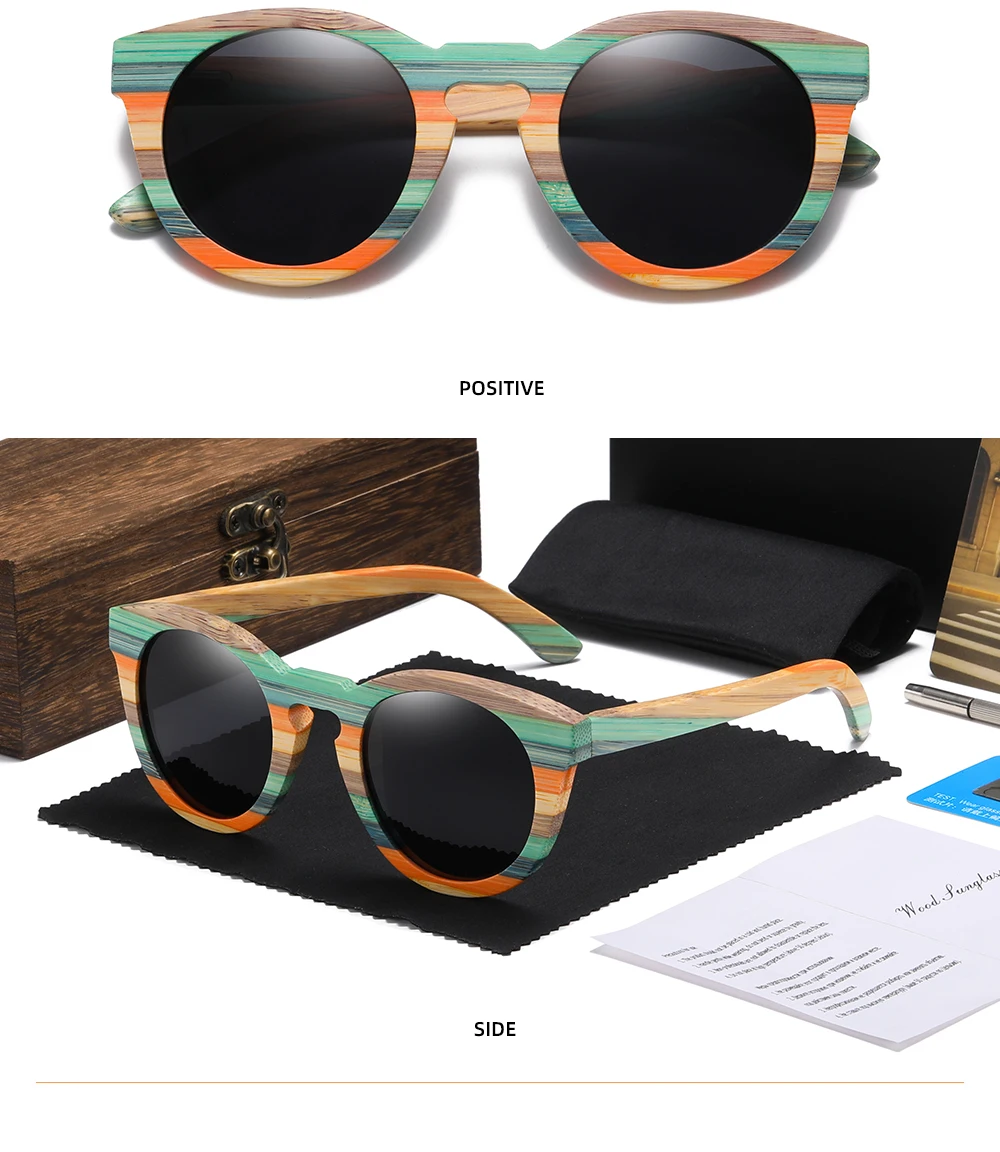 big square sunglasses GM 2022 Years Springtime New Style Natural Bamboo Wooden Sunglasses Fashion Polarized Mirror Coating Eyewear Glasses coach sunglasses