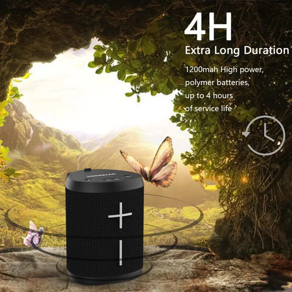 Hopestar P14 Портативный Открытый водонепроницаемый динамик тройной угол звук бар коробка стерео сабвуфер 1200 мАч 18650 динамик