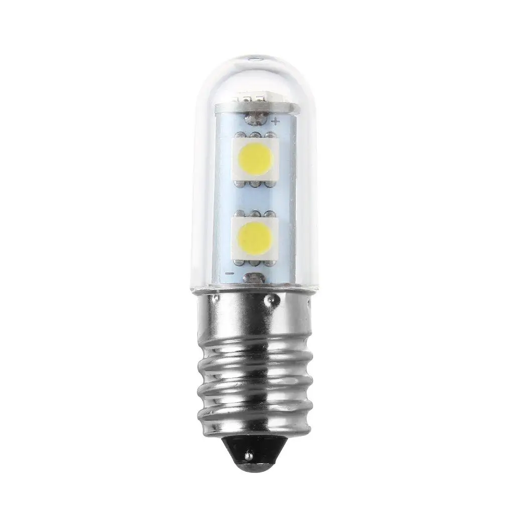 AC 220V E14 1 Вт 7 светодиодный 5050 SMD чисто/теплый белый светильник лампа SY