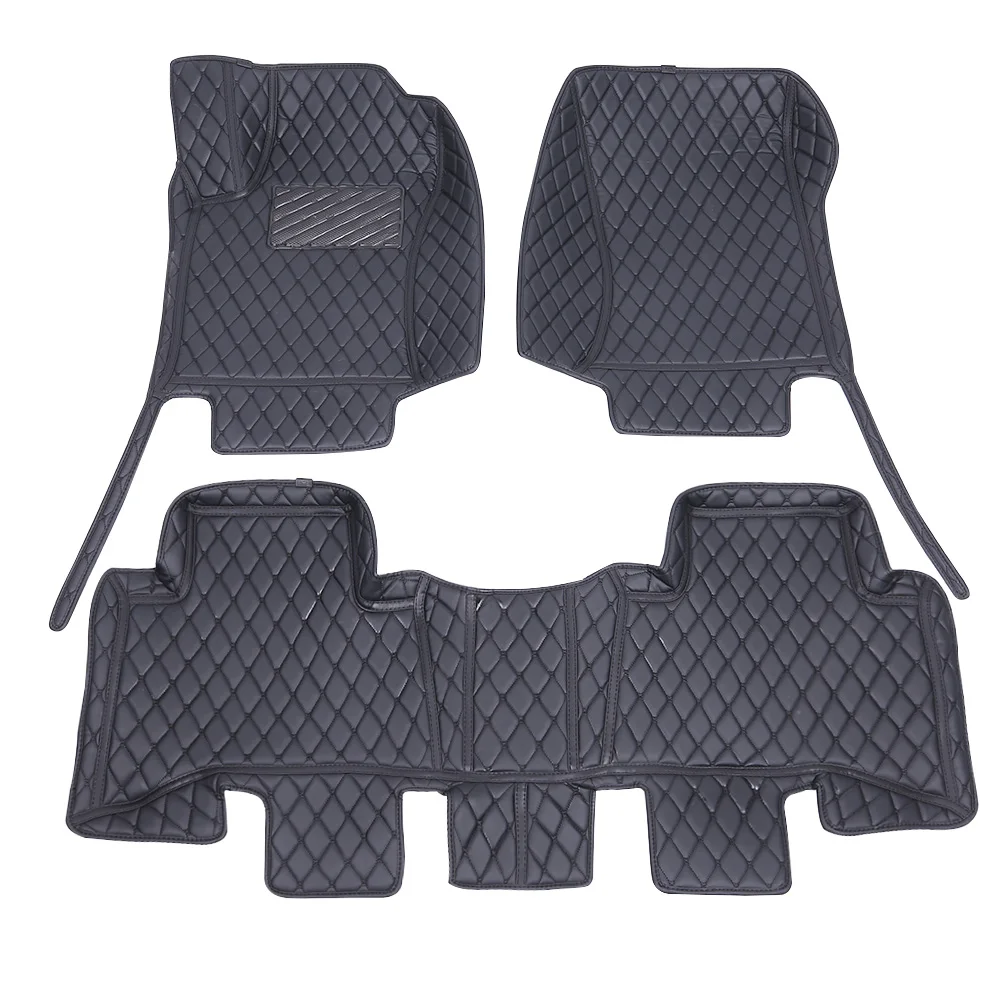 Высококачественные кожаные автомобильные коврики Для Toyota Land Cruiser Prado 150 2009 – PU Автомобильный салон Роскошный черный коврик