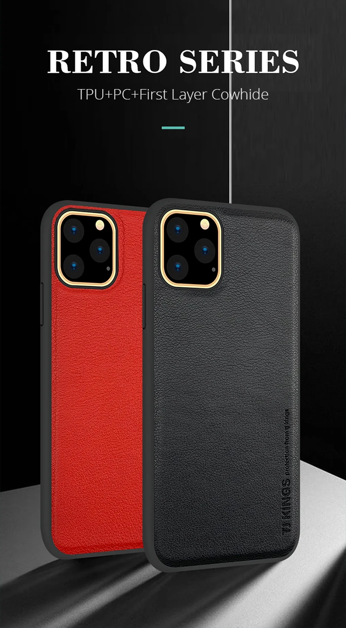 Bonola First Layer Cowhide Case for iPhone 1111Pro11ProMax High Grade Truly Leather Case for iPhone XsXrXsMax Classic Cover (1)