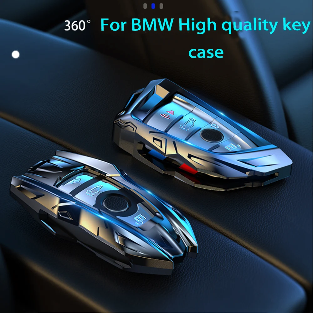 Zinc Alloy Car Key Case Cover For BMW X1 X3 X5 X6 Series 1 2 5 7 F15 F16 E53 E70 E39 F10 F30 G30 Car key Shell Protecor
