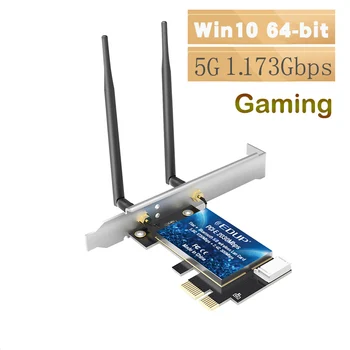 

dual band wireless wifi adapter 5GHz/2.4GHz Dual frequency pcie Wireless network card Bluetooth 5.0 1200M/2030M 802.11ac MU-MIMO