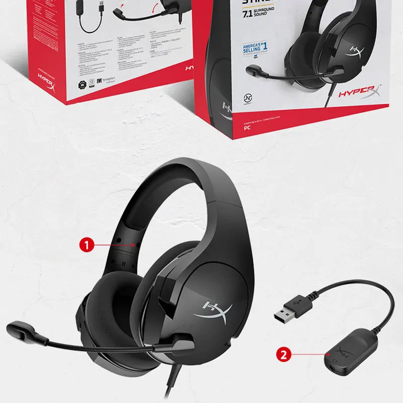 hyperx cloud stinger mic static
