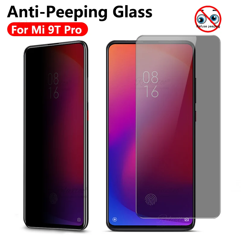 

Anti-spy Tempered Glass For Xiaomi mi 9t 9 t pro 9tpro Anti-Peep Privacy Screen Protector For xiomi mi9t redmi k20 pro full glas