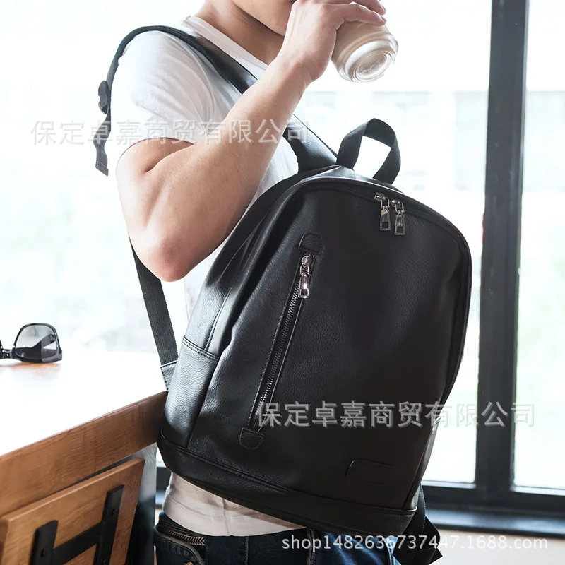 

Pu Korean-style WOMEN'S Bag Fashion Travel Backpack Small Bookbag Logo