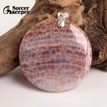 

High Quality Pendentif Real Natural Red Botswana Agates Stone Pendant Chains Necklace For Women's & Men's Jewelry Making BA470