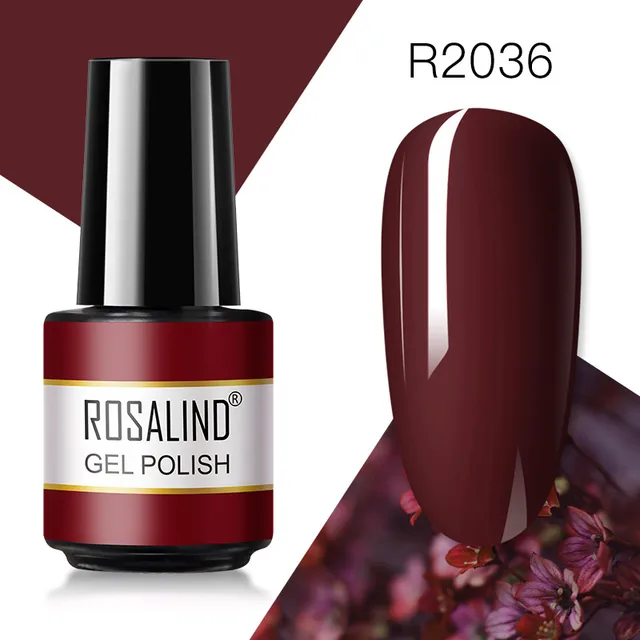 ROSALIND Gel Nail Polish 7ML Matte Base Top Coat For Soak Off Gel Polish UV LED Gel Semi Permanent Varnishes Design Nail Art RAR2036