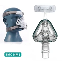 Силиконовая носовая Маска CPAP маска для сна с головным убором против храпа терапия машина подключения шланга и носа S/M/L Размер