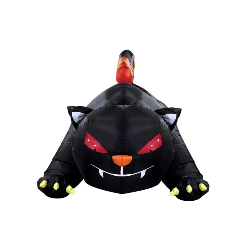 

Custom Inflatable Halloween Products , Giant Black Inflatable Cat For Halloween