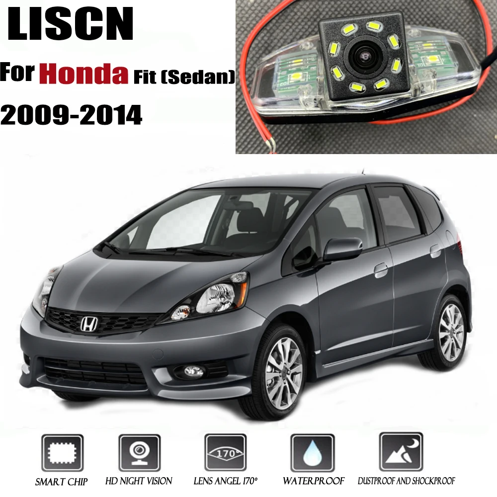 Car Reversing Camera For Honda Fit Sedan 2009 2010 2012 2013 2014 Hd Night Visioin Rear Reverse Camera License Plate Camera Vehicle Camera Aliexpress