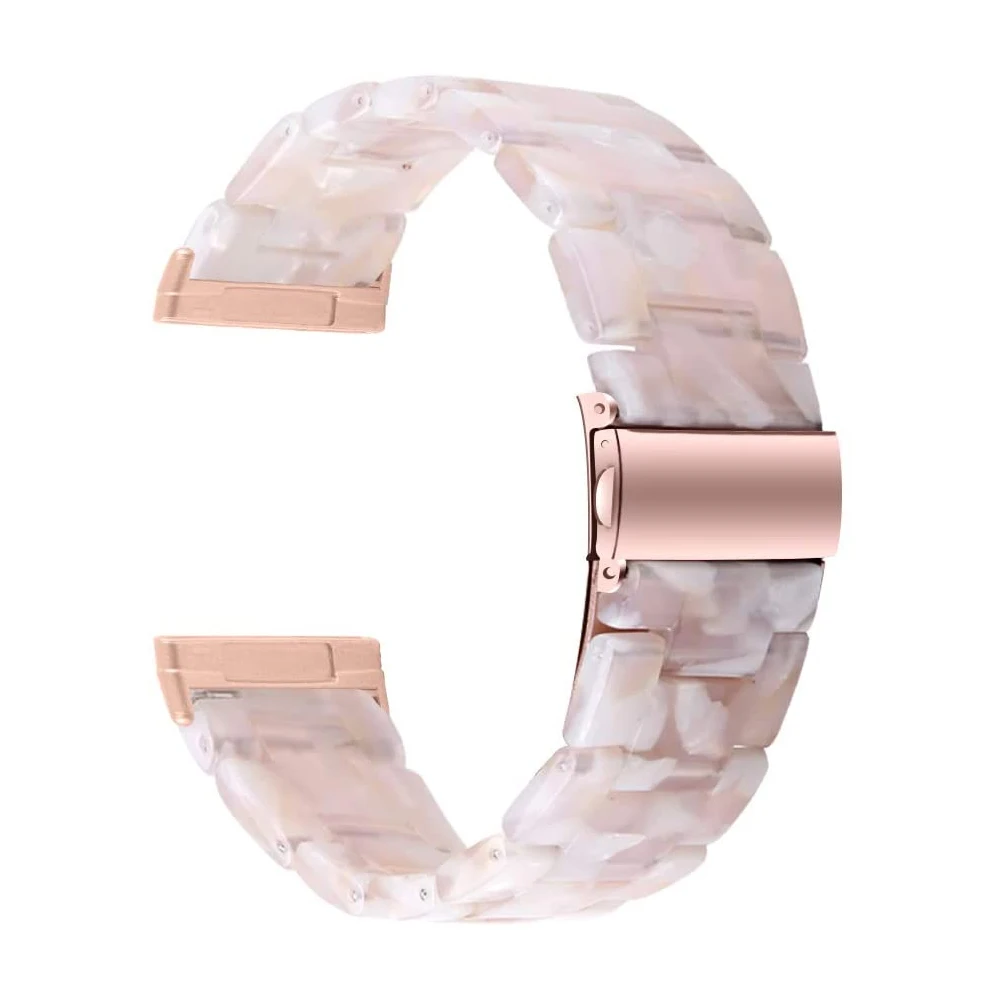 Resin Accessory Wristband for Smart Watches - Elegant Watch Strap Replacement