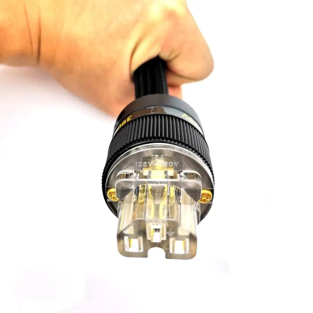 Аудиокабель WAudio 10AWG Hi Fi аудиокабель питания шнур с вилкой США|audio power cord|audio cordaudio
