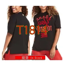 FIT FUNKY женская Трикотажная хлопковая одежда спортивный жилет для бега одежда футболки Топы T1814