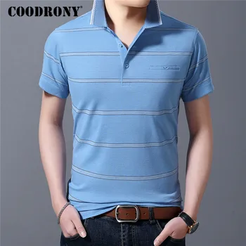 

COODRONY Brand Business Casual T-Shirt Men Cotton T Shirt Men With Real Pocket Spring Summer Short Sleeve Tee Shirt Homme C5064S