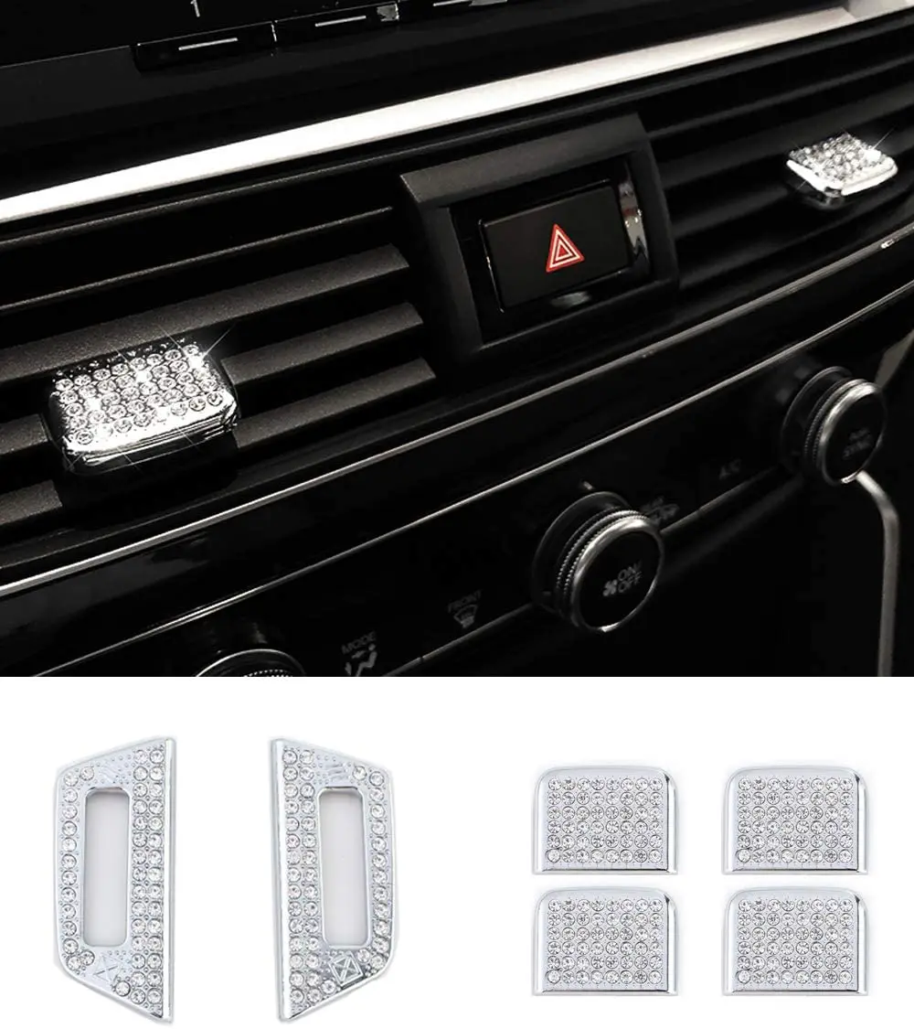 ZOGO Compatible for Honda Accord Car Accessory Front Air Outlet Control Bling Crystal Interior Cover Control AC Knob Button Uncategorized 6ee592b94717cd7ccdf72f: AC Knob Cover|Air Outlet|Gear Lever Cover|Ignition|Left Air Outlet|Steering Wheel Decor|Steering wheel logo|Storage Box Decor|Volume Knob Cover|Warning Light Cover