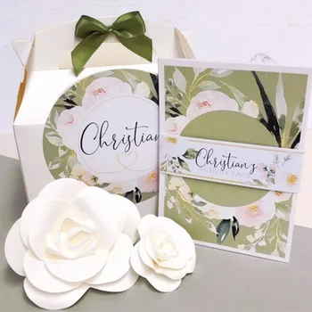 

Personalised names Childrens Wedding Activity Box & Puzzle Pack Favour BLUSH A6 Pack with Pen cutom flower girl gift box