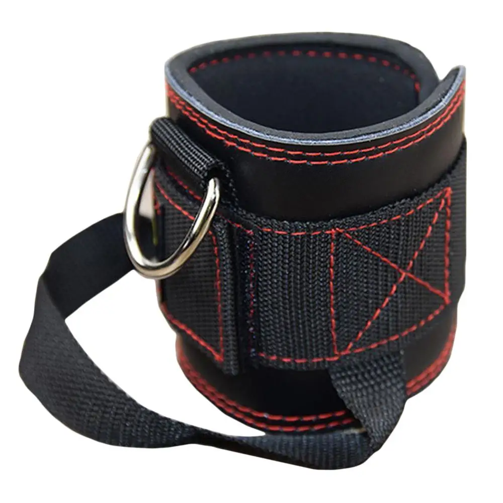 2Pc Fitness Workout Padded Cable-Machine Ankle Cuffs Resistance Bands Foot-Support Straps Attachmen