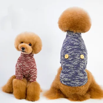 

Autumn/winter Pet Dogs Warm Turtleneck Sweater Warm and Comfortable Fashion Classic Turtleneck Sweater Jacket Small Dog Clothing