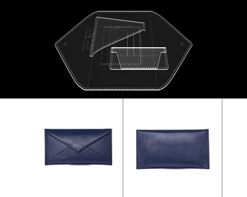 

Handmade leather tool version mold model envelope envelope model free cutting cardboard acrylic DIY model version