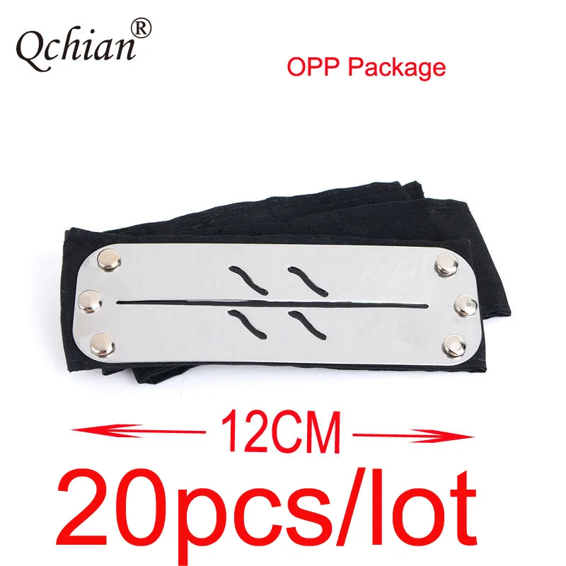 20pcs/lot Anime naruto headband Leaf Village Logo Konoha Uchiha Itachi Kakashi Akatsuki Members cosplay costume Accessories - Цвет: Зеленый