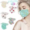 10/50pcs Adult Disposable Face Mask Dog Paw Pattern Breathable Mouth Mask Outdoor 3 layer Health Disposable Mask Mascarillas 3