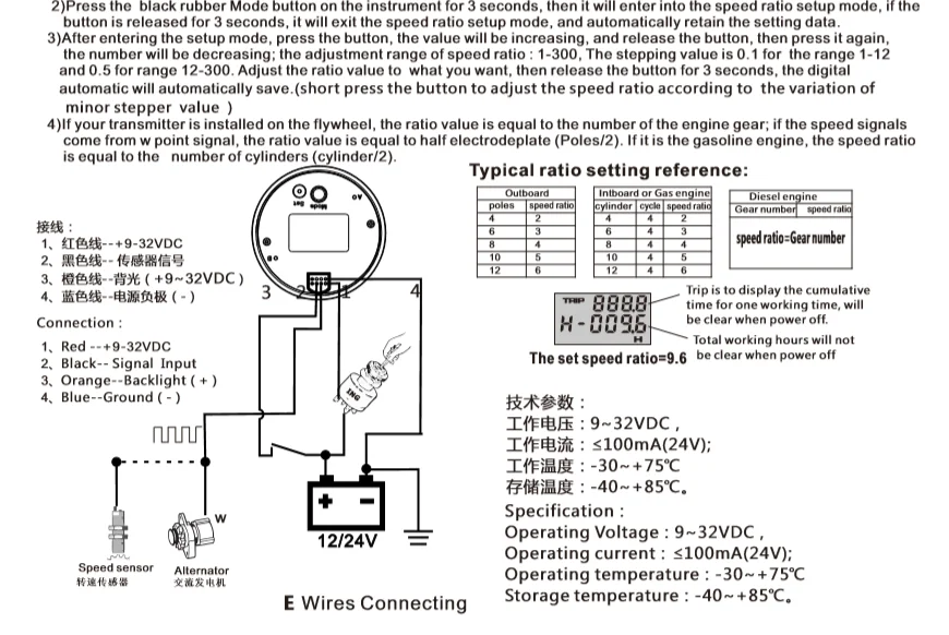 转速表说明书截图2