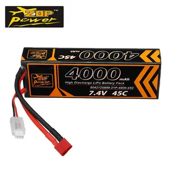 

Original ZOPPower 7.4V 4000mAh 45C 2S T Plug Lipo Battery For FPV Racing Drone RC Multirotor Spare Part DIY Accessories