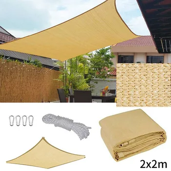 

Waterproof Sun Shelter quadrangular sail shade sail set Sun Shade-Sail Outdoor Top Canopy Patio swimming Sun shade Yard sail