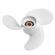 6L5-45943-00-EL алюминиевый сплав МОРСКОЙ лодочный подвесной пропеллер 7 1/4x6 для Yamaha 2,5-3Hp 9 шлицевой зуб 3 лезвия R вращение Wh