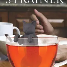 Животное силикатный гель кошачий наполнитель Чай Ситечко Силикона Чай утечки