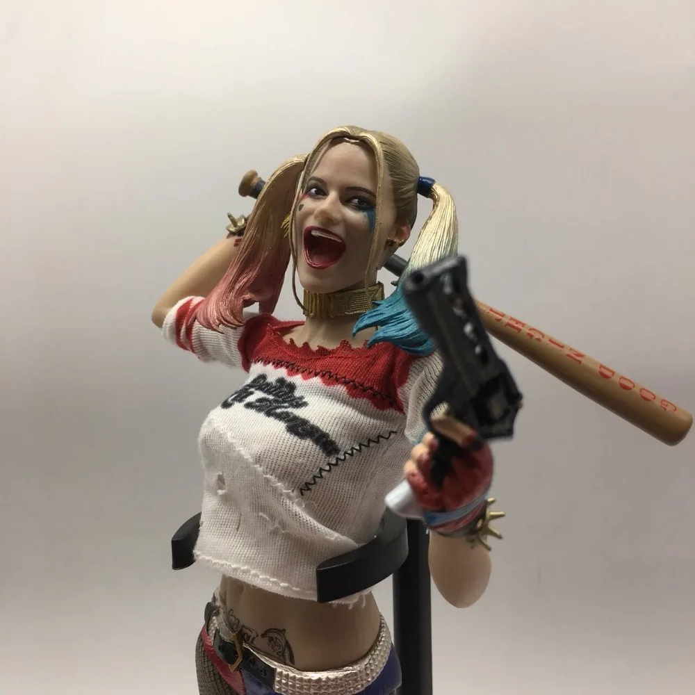 Большая кукла сексуальная отряд самоубийц Харли Квинн ПВХ фигурка одежда может быть раздеваться игрушки Коллекционная модель 30 см