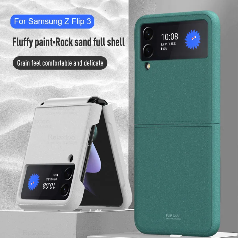 galaxy z flip3 5g case zflip 3 Cases Matte Full body protector phone cover for Samsung Galaxy z flip 3 5G Cover Samsun z Flip3 zFlip3 Shockproof Coques galaxy z flip3 case