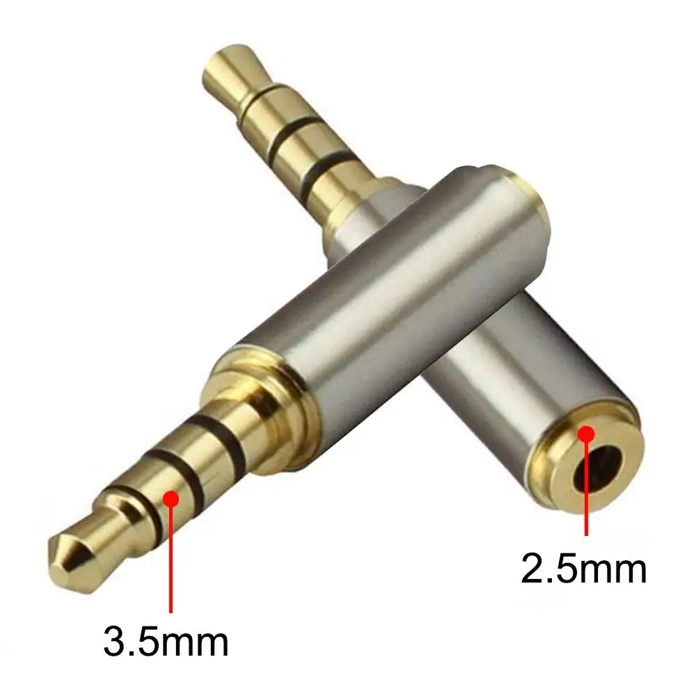 LYBALL 3,5 мм штекер 2,5 мм Женский стерео микрофон аудио разъем для наушников адаптер конвертер для наушников наушники гарнитура(2 шт