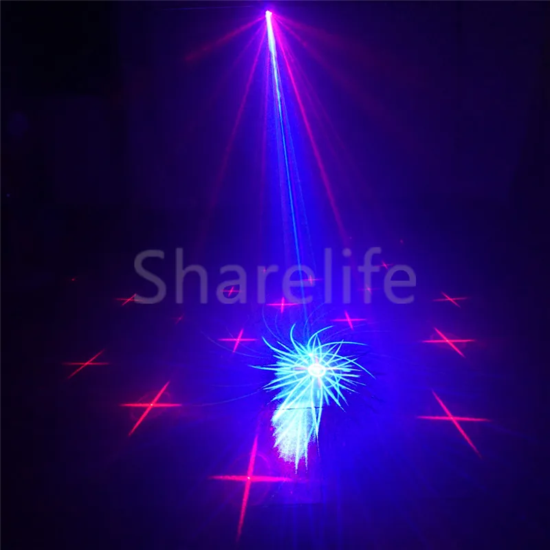 Sharelife Водонепроницаемый мини 32 RGB гобо Открытый Пейзаж лазерный светильник сад дом двор дерево Рождество удаленный проектор светильник ing