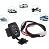Chargeur universel double USB 12-24V, 5V 3.1A, pour voiture, moto, voiture électrique, bateau, ATV ► Photo 2/6