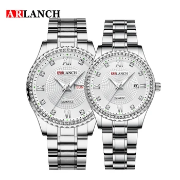

Couple Watch 2019 Mens Watches Top Brand Luxury Quartz Watch Women Clock Ladies Dress Wristwatch Fashion Casual lovers Watch