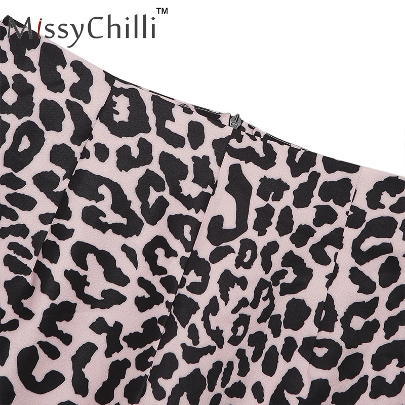 MissyChilli, Леопардовый принт, комбинезон с длинным рукавом, Женский неоновый Блейзер, комплект из двух предметов, комбинезон, Женский Осенний сексуальный клубный комбинезон