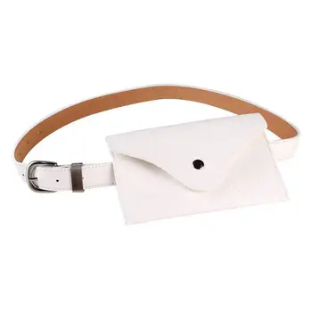 

Women Fanny Pack, PU Leather Fanny Pack With Removable Belt Waist Pouch Fashion Girls Belt Bum Fanny Bag
