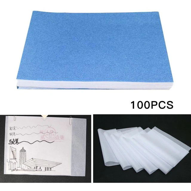 Papier Calque De Dessin, Papier Calque Durable Translucide 100pcs, Pour La  Couleur De Peinture De Calligraphie, Blanc