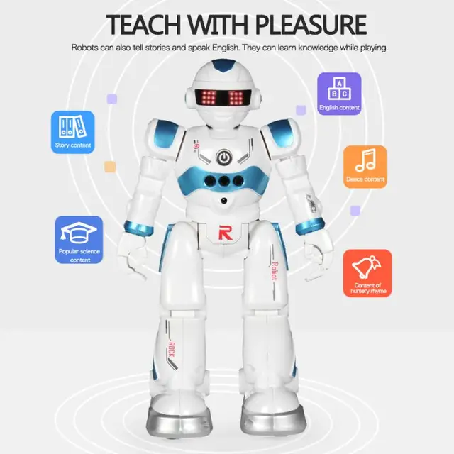 Children's Remote Control Robot Toy Talking Dancing Robots For Kids Control Robotic Funny Gift With Infrared Controller Kids Toy 1