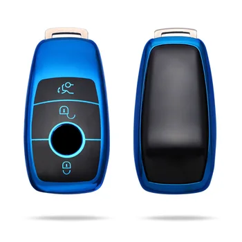 Custodia per Chiave/telecomando per Mercedes Benz classe E S GLE A220 W213 E200 E300 E220 E320 E260 E43 accessori Shell - Fob della copertura della cassa chiave a distanza dell automobile di TPU per Mercedes Benz