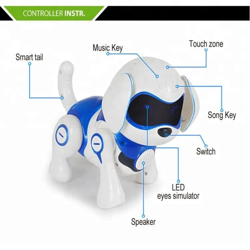 NEW  Gesture Sensor Robot  Multi-function USB Charging Children's  Toy With Music Toy Robot Dog Educational Toys 4