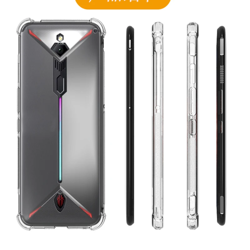 Противоударный мягкий ТПУ чехол-накладка для Nubia Red Magic 3 чехол для Nubia Red Magic 3S чехол-накладка